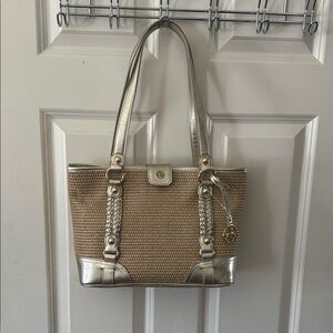 Giani Bernini Gold/Natural Tote Bag